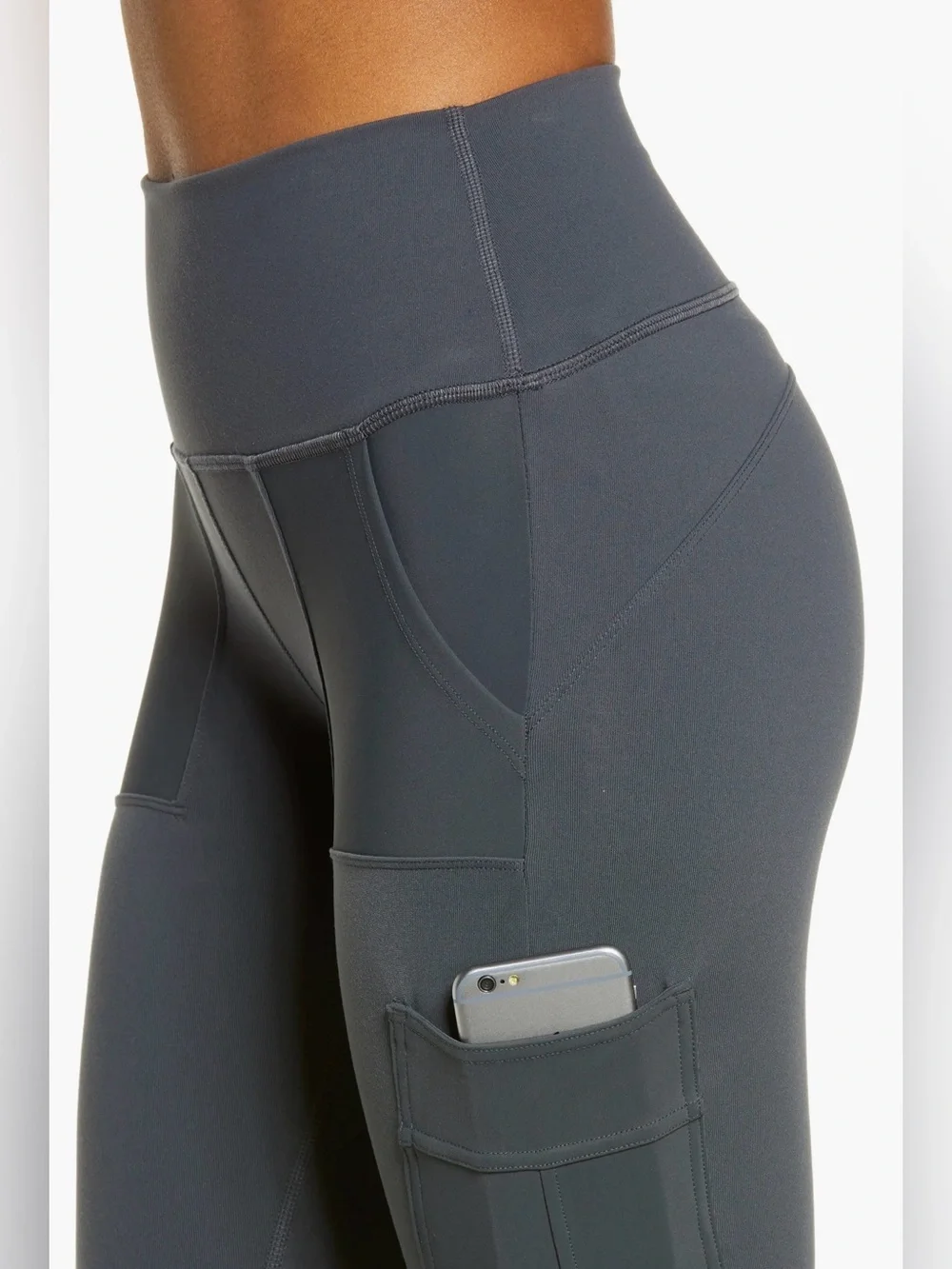 $134 ALO YOGA gray LEGGINGS SIZE XS